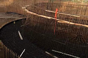 砼煙囪新建施工現(xiàn)場